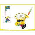 Push Pull Toys Helicopter Juguetes de plástico